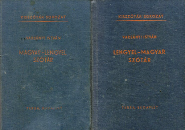 Vars�nyi Istv�n - Magyar-lengyel, lengyel-magyar sz�t�r (Kissz�t�r sorozat)