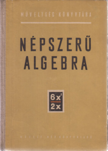 Varga Tam�s - N�pszer� algebra