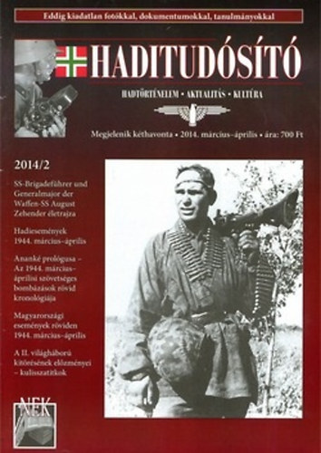 Kosaras Pter kos  (fszerk.) - Haditudst 2014/2.