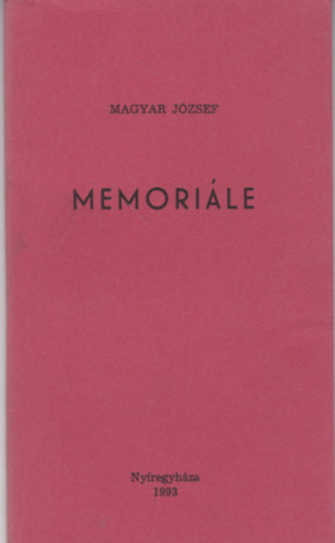 Magyar Jzsef - Memoril