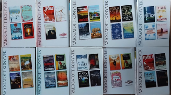 Bella Pollen - Nicholas Sparks - Lee Child - Stee Hamilton - Wilbur Smith - Jill Mansell - Lawrence Anthony és még sokan mások - 10 db Reader's Digest válogatott könyv