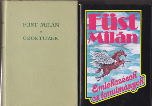 Fst Miln - 2 db Fst Miln knyv: Emlkezsek s tanulmnyok + rktzek