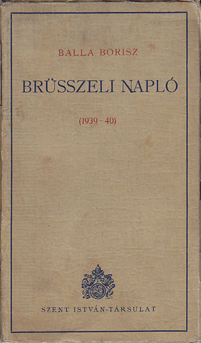 Balla Borisz - Brüsszeli napló