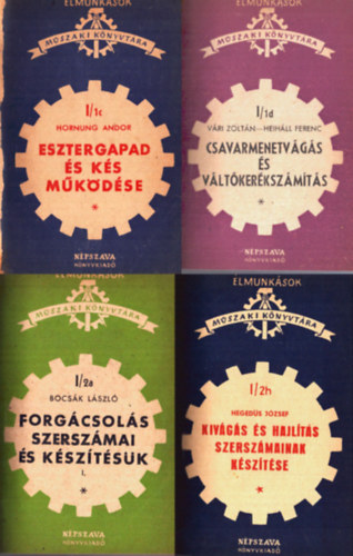 T�bb szerz� - 10 db m�szaki kiadv�ny egybek�tve (�lmunk�sok M�szaki K�nyvt�ra 5 sz�m + Kis technikusk�nyvt�r 4 sz�m + Az elektromos f�ny�vhegeszt�s)