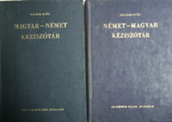 Halsz Eld - Magyar-Nmet s Nmet-Magyar kzisztr