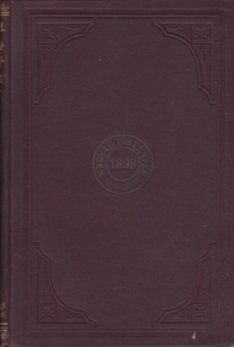 1898-ik évi törvények gyűjteménye