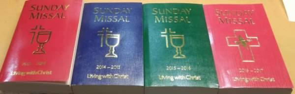 Novalis Publishing Inc. - 4 db Sunday Missal: 2013-2014; 2014-2015; 2015-2016; 2016-2017 (Living with Christ)(4 ktet)