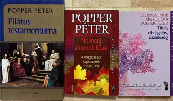 Dr. Csernus Imre - Dr. Kgys va - Dr. Popper Pter Popper Pter - Pszicholgia knyvcsomag (3 ktet)