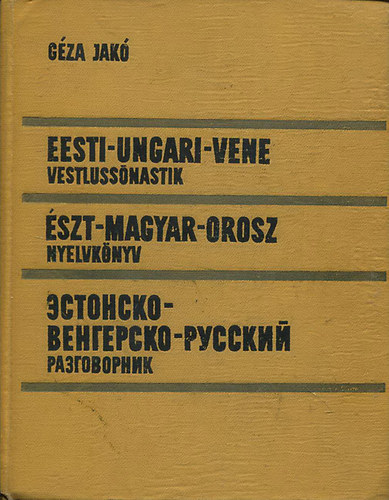 Jak Gza - szt-Magyar-Orosz nyelvknyv