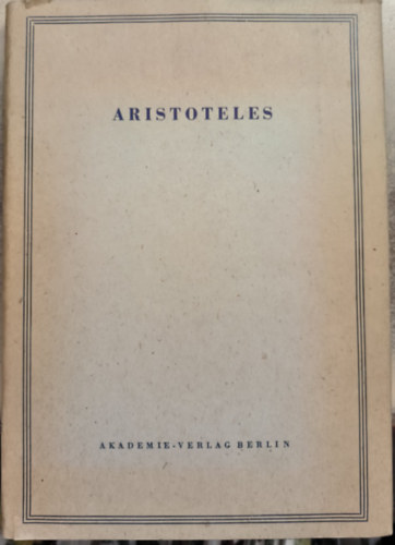 Willy Theiler - Aristoteles: Über die seele