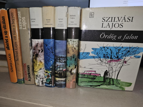 Szilvsi Lajos - 8db Szilvsi Lajos m, KNYVMENT AJNLAT: Albrlet a Sp utcban+ Ott fenn a hegyen+ Jegenyk- A jackman+ Appassionata+ Karcsony+ Egyms szemben+ Vzvlaszt+ rdg a falon