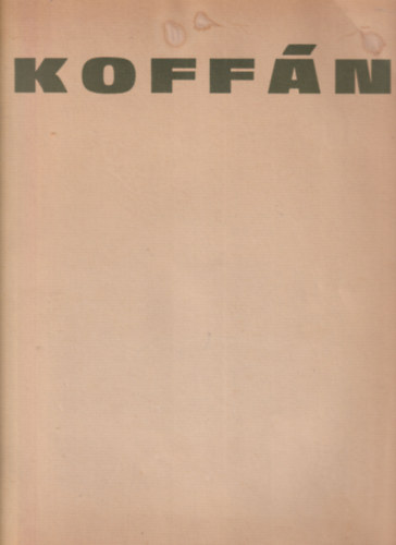 Koffn Kroly - Kezek ( szmozott 35/250. sz pldny )