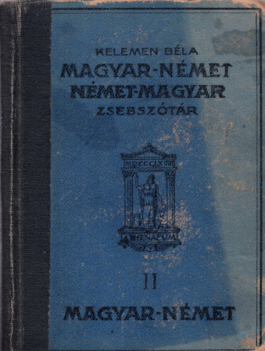 Kelemen Bla - Magyar s nmet zsebsztr II.