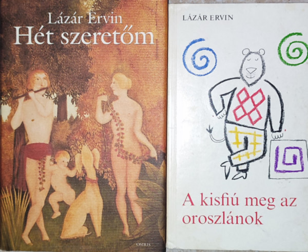 L�z�r Ervin - 2db L�z�r Ervin k�nyv - H�t szeret�m; A kisfi� meg az oroszl�nok