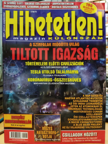 Szűcs Róbert  (főszerk.) - HihetetlenI magazin, különszám 2021 június-szeptember