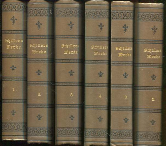 Friedrich Schiller - Robert Borberger - Schiller's Werke Mit Lebensbeschreibung, Einleitung und Anmerkungen I-VI.