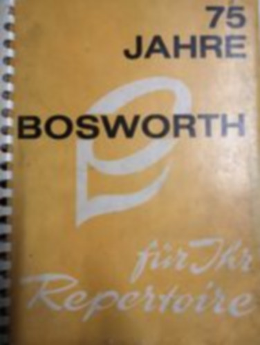 75 Jahre Bosworth Fr ihr Repertoire