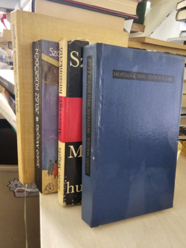 Szab� Magda - 4db Szab� Magda k�tet: Hull�mok kerget�se+ Zeusz k�sz�b�n+ M�zes egy, huszonkett�+ Mondj�k meg Zs�fik�nak