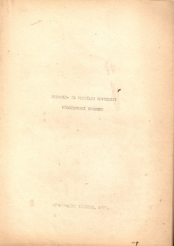 Földiák András, Benkő Éva - Színház- és vizuális művészeti módszertani központ