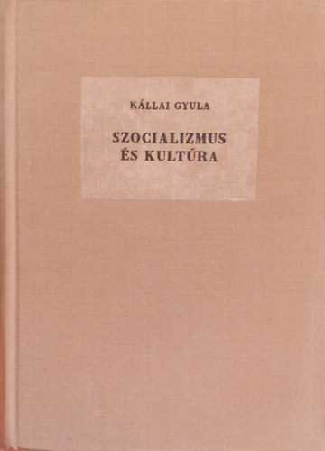 Kállai Gyula - Szocializmus és kultúra