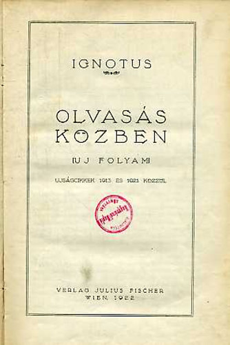 Ignotius - Olvasás közben