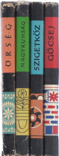 Timaffy László, Bellon Tibor, Dömötör Sándor Bíró Friderika - 4 db. néprajzi könyv (Göcsej + Szigetköz + Nagykunság + Őrség)