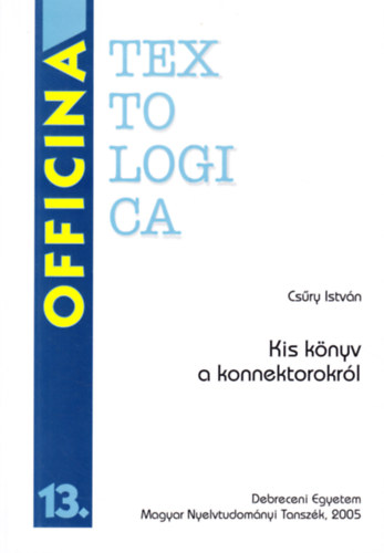 Cs�ry Istv�n - Kis k�nyv a konnektorokr�l