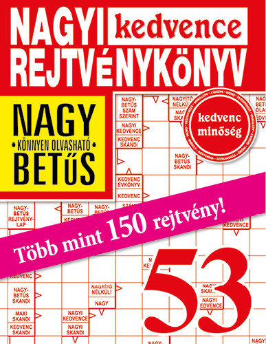 Nagyi kedvence Rejtvénykönyv 53.