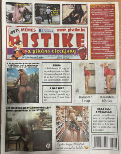 ismeretlen - Pistike a pik�ns vicc�js�g XXVI. �vfolyam 6. sz�m - 2020. j�nius