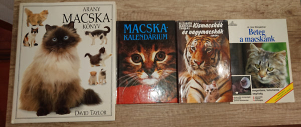 dr. Vera Weingartner, Elizabeth Marshall Thomas - 4 knyv a macskkrl: Arany Macskaknyv, Macskakalendrium, Kismacskk s nagymacskk, Beteg a macsknk