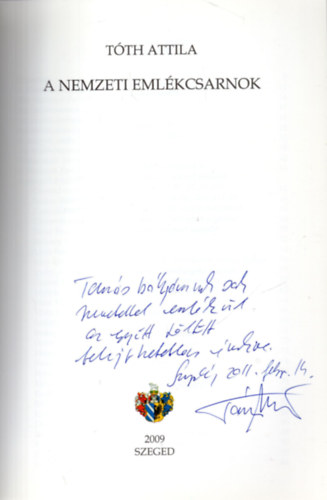 T�th Attila - A nemzeti eml�kcsarnok