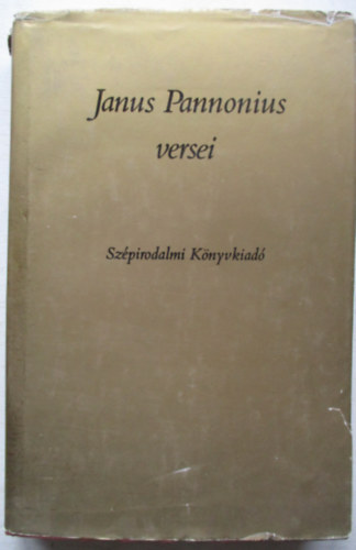 Janus Pannonius - Janus Pannonius versei