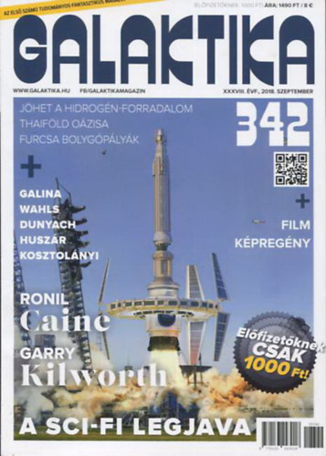 Burger Istv�n  (f�szerk.) - Galaktika magazin 342. XXXVIII. �vfolyam, 2018. szeptember