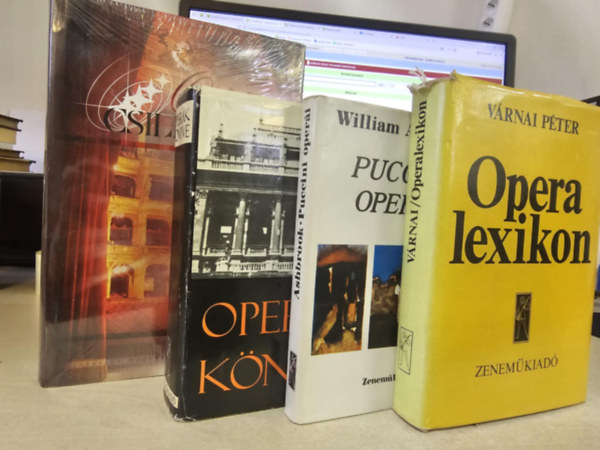 Vrnai Pter, William Ashbrook szy-Tth Gbriel - 4db-os KNYVMENT AJNLAT: Operacsillagok- A fggny mgtt I.+ Operalexikon+ Operk knyve+ Puccini operi