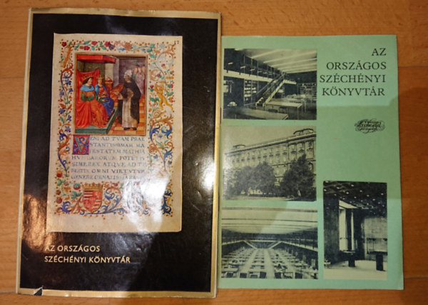 2 db kiadvány az Országos Széchényi könyvtár gondozásában - A Magyar Nemzeti Könyvtár (1975,1985)