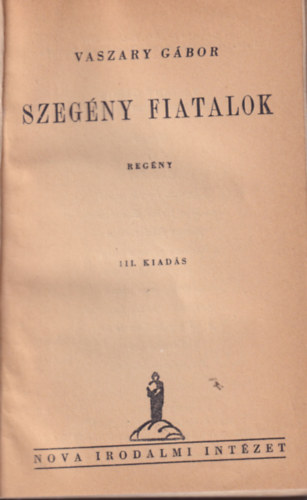 Vaszary G�bor - Szeg�ny fiatalok