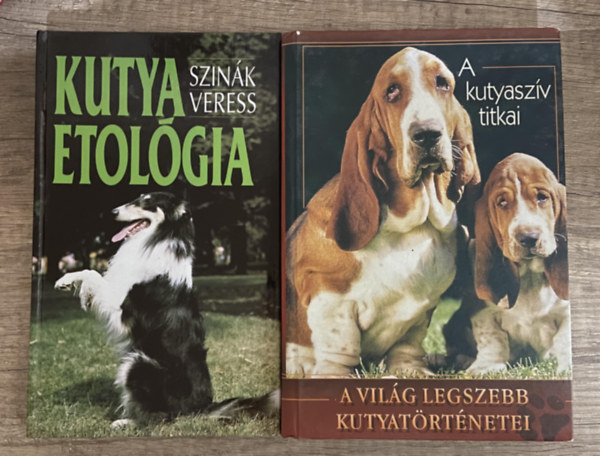 Szin�k J�nos-Veress Istv�n - Kutya etol�gia + 1 db aj�nd�k k�nyv - A vil�g legszebb kutyat�rt�netei