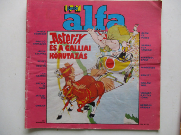 IPM Junior Alfa - IX. vf. 4. szm, 1987. augusztus: Asterix s a galliai krutazs