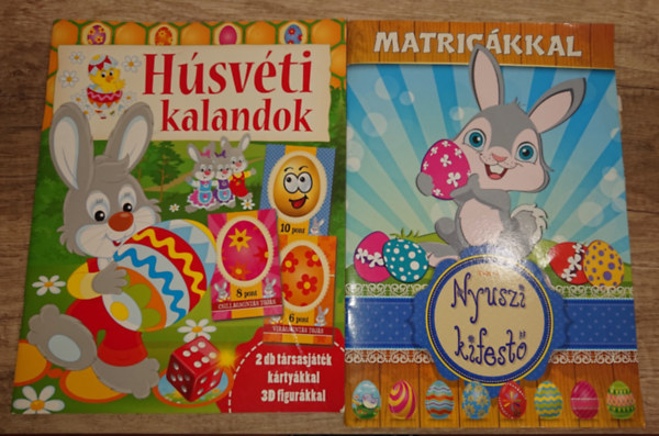 2 Húsvéttal kapcsolatos foglalkoztató: Nyuszi kifestő, Húsvéti kalandok