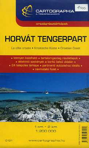 Cartographia - Horv�t tengerpart (orsz�gr�szt�rk�pek)