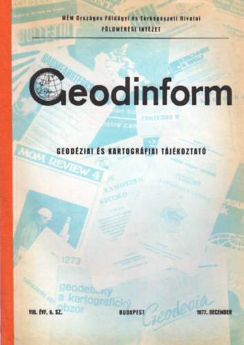Lukács Tibor (Dr.) - Vörös Imre - Geodinform 1977. December