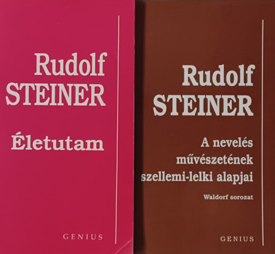 Rudolf Steiner - letutam + A nevels mvszetnek szellemi-lelki alapjai (2 m)