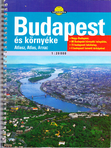Budapest s krnyke atlasz (1: 20 000)- Cartographia