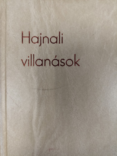 Beck Jenn  ( Erzsi nni ) - Hajnali villansok