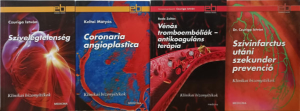 Dr. Dr. Keltai Mátyás, Boda Zoltán Czuriga István - Kardiológiai szakkönyvcsomag