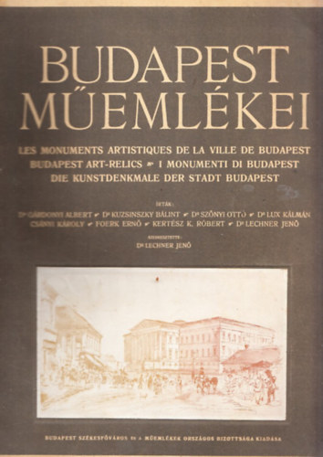 Dr. Lechner Jen� szerk. - Budapest m�eml�kei
