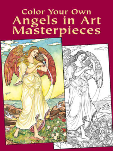 Color Your Own Angels in Art Masterpieces