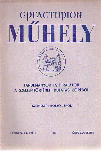 Műhely 1937. július-augusztus