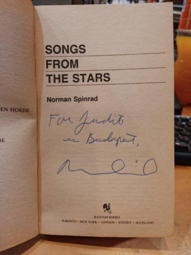 Norman Spinrad - Songs from the stars