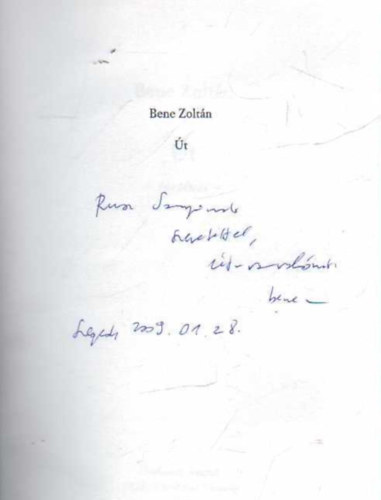 Bene Zolt�n - �t- t�rt�net